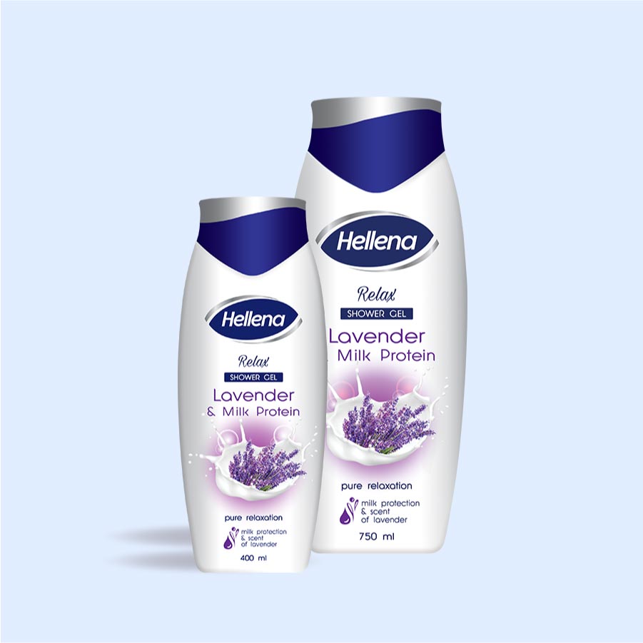 Hellena gel za tuširanje lavanda