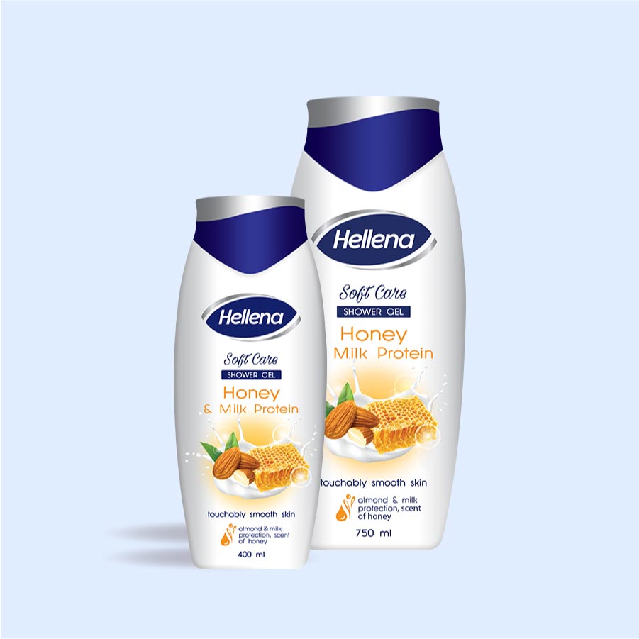 Hellena gel za tuširanje med i mliječni protein