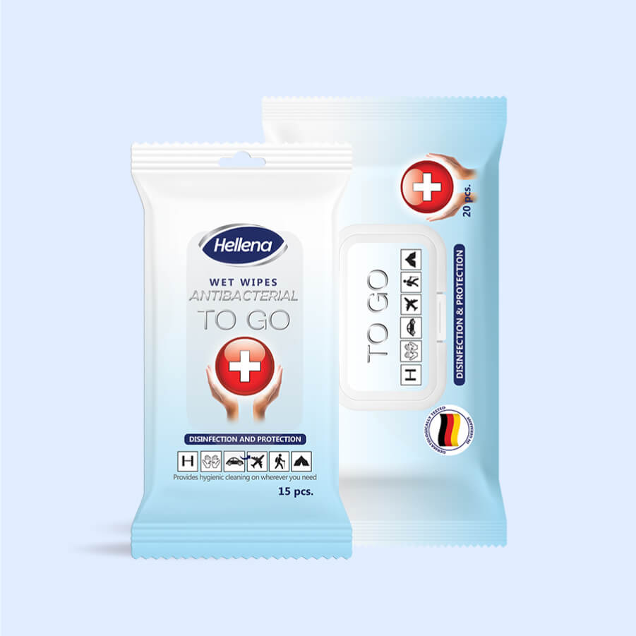 Hellena vlažne maramice antibacterial